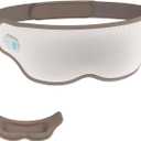 F&G Eye Mask Massager with Heating and Cooling Functions,Sleep Eye mask,Adjustable Heating and Vibration Function,Suitable for Migraines,Relieve Eye Fatigue,Improve Sleep for Women Men