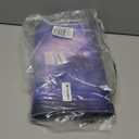 Britimes Space Galaxy Purple Keyboard Mouse Pad Set 4in1 Large Mousepad+Keyboard Wrist Rest+Mouse Wrist Rest+Coaster Ergonomic Design for Home Office Computer 35.4x15.7 inches