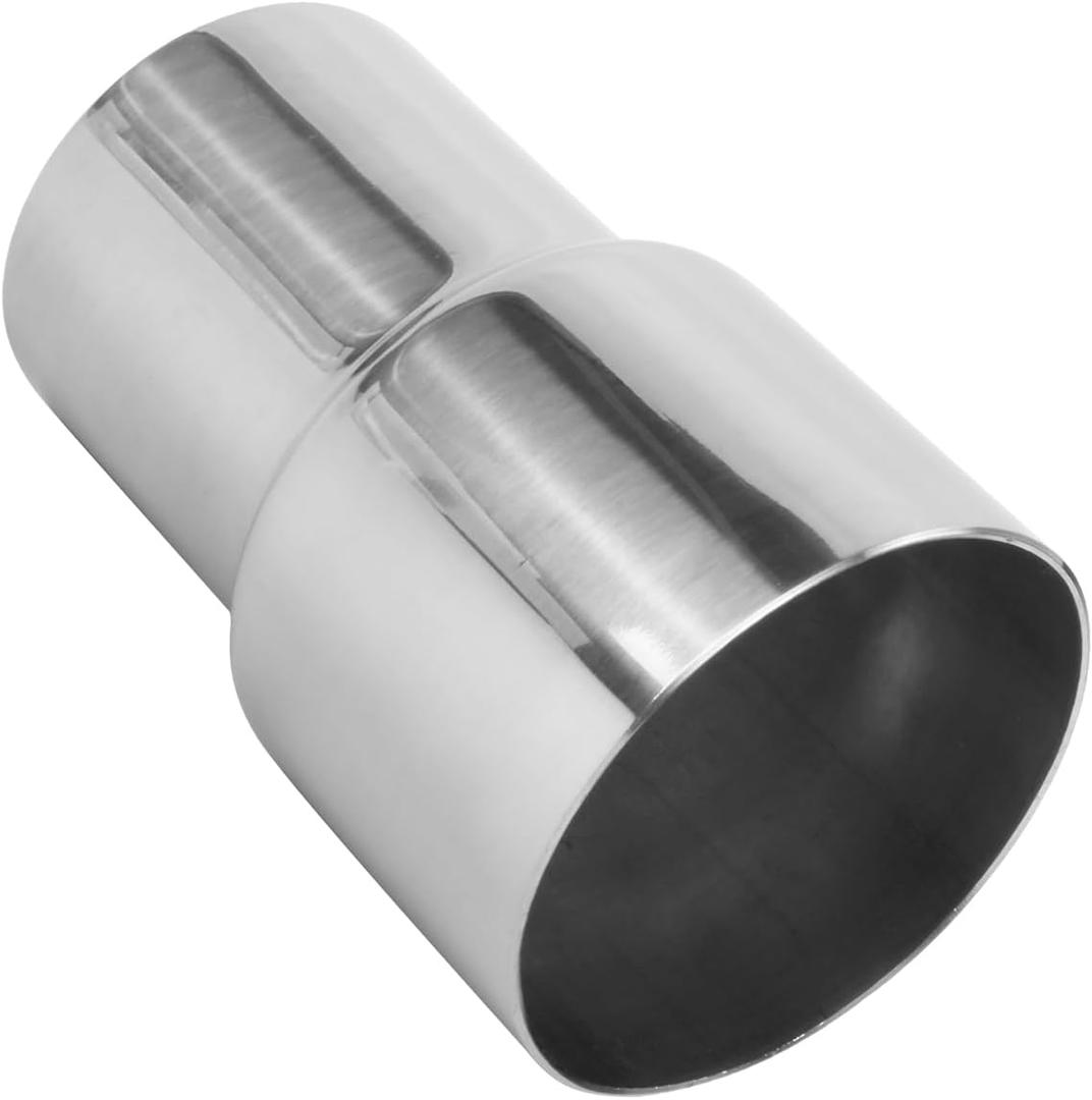 Exhaust Adapter Connector 2"ID to 2.5"IDExhaust Adapter Total Length 4 "Stainless Steel Polished.