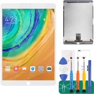 for iPad Pro 10.5 A1701 A1709 Screen Replacement LCD Display LCD Display Matrix Touch Screen Digitizer Tablet Assembly no Home Button EMC 3140 3141 (White)
