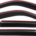 Lightronic Extra Durable Clip-on in-Channel Auto Vent Window Visors, Fits 2007-2017 Jeep Patriot, UV Protection Rain Guards, Original Wind Deflectors, Smoke, 4-Pcs