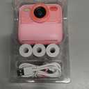 Kids Instant Digital Cameras for Boys and Girls, 1080P HD Dual-Lens Selfie Digital Camera with Print Paper & 32G Card, Christmas Birthday Gifts Toys for Toddler and Teenagers Age 3-16 Years Old (Pink)