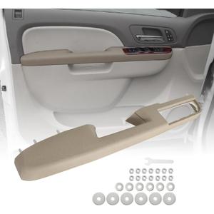 APPERFiT 80995 Upgraded Door Armrest Pull Handle Repair Kit Tan for Driver Door Panel Compatible with Chevrolet Chevy Avlanche, Silverado, Suburban, Tahoe/GMC Sierra Yukon 2010-2014