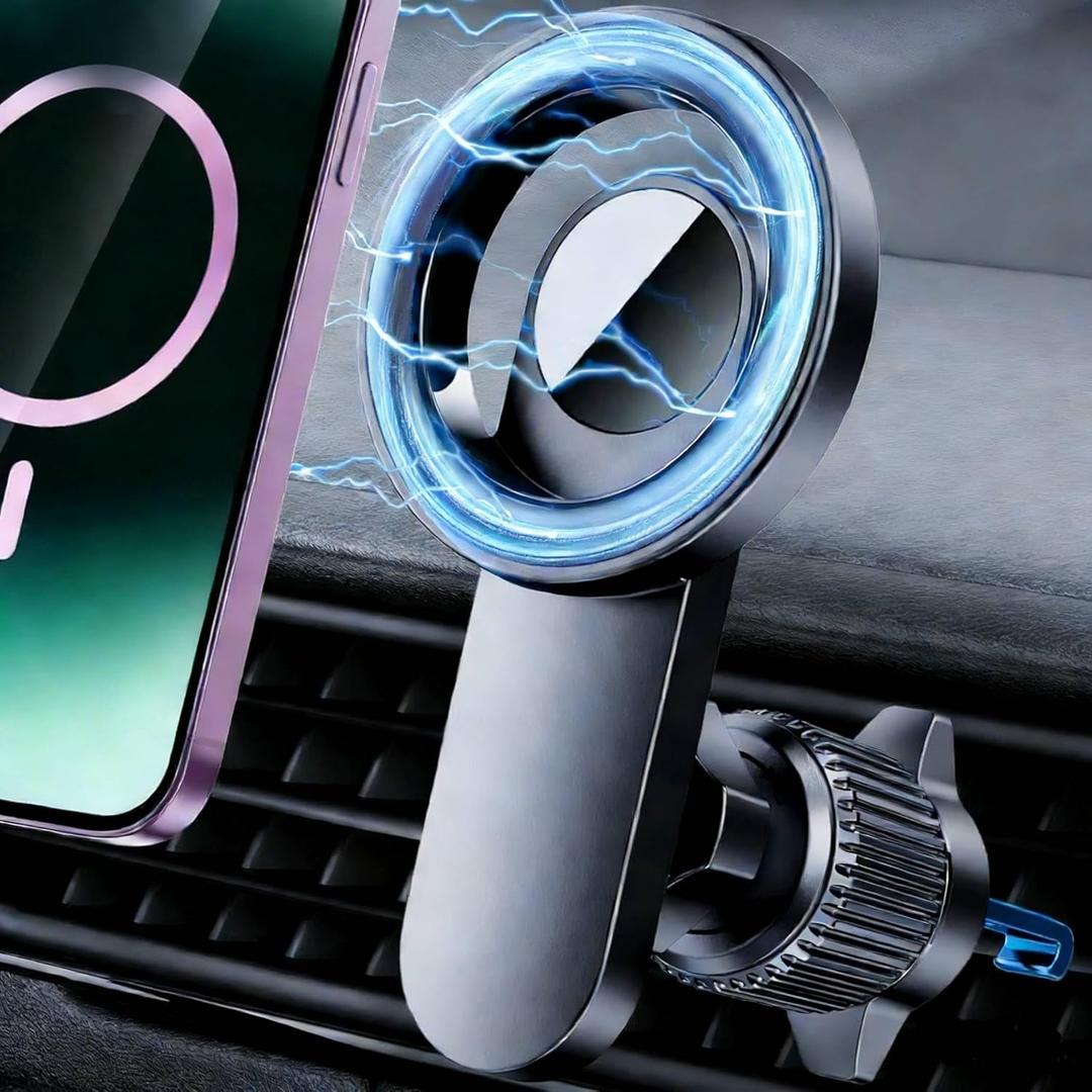 Qifutan for MagSafe Car Mount Cell Phone Holder for Car Phone Mount Air Vent Car Phone Holder Phone Car Holder Compatible with All Phone Android Smartphone