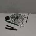 YZYOE LED Solar Powered Christmas Tree Warm Light, Floor to Ceiling Wrought Iron Outdoor Courtyard Decorative Landscape Street Light.