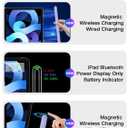 Gnanlen iPad Pencil 2nd Generation with Magnetic Wireless Charging, Same as Apple Pencil 2nd Generation,The Pen Compatible with iPad Pro 11 in 1/2/3/4,iPad Pro 12.9 in 3/4/5/6,iPad Air 4/5,iPad mini
