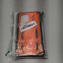 FNTCASE for Samsung Galaxy S25-Ultra Case: Military Grade Drop Proof Protection Mobile Cover with Kickstand | Matte Textured Rugged Shockproof TPU | Protective Sturdy Phone Case 6.8 Inch(Orange)