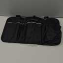 Wheelchair Side Bag with Cup Holder,Wheelchair Armrest Accessories Storage Pouch for RollatorWalkerPower WheelchairsNylon Walker Side Bag, Black