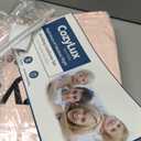 CozyLux Twin Comforter Set Blush Pink, 5 Pieces Bed in a Bag Twin Comforter Set with Sheets, All Season Bed Sets with Down Alternative Comforter, Fitted Sheet, Flat Sheet, Pillow Sham and Pillowcase