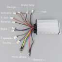 4400RPM 2500W 60V Electric Scooter Motor Brushless DC Motor Kits Electric Gokart Mid Motors with 45A Speed Controller, Throttle, Foot Pedal E-Scooter Dirt Bike Motorcycle