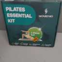 Pilates Home Workout Kit 7pc Pilates Set for Women with Toning Ring (Magic Circle), Mini Ball & Resistance Bands. Full Mat Pilates Equipment for Yoga, Core & Stretching at Home