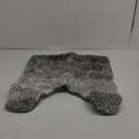 Arotive Bathroom Rugs Sets 2 Piece, Soft Absorbent Microfiber Bath Mats and U-Shaped Contour Toilet Rug, Non-Slip Machine Washable Dry Bath Mats for Bathroom, 24x16 and 24x20, Black