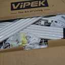 VIPEK V5 Portable Closet Wardrobe Heavy Duty Clothes Rack, Freestanding Clothing Racks with 4 Hang Rods & 8 Shelves, Adjustable Custom Closet Racks, 68.9" L x 15.7" W x 76.4" H, Max Load 890LBS, White
