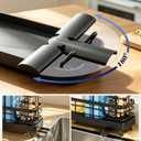 2 x Kitsure Sponge Holder for Kitchen Sink, 7.9" x 3.5" x 6.0", Black