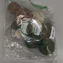 USMOLA 18Pcs Decorative Balls for Centerpiece Bowl  6Pcs Fake Moss Balls + 12Pcs Rattan Wicker Balls, Artificial Moss Decorative Balls Vase Fillers for Home Garden Wedding Party Decor (Rustic)