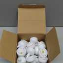 Honoson 36 Pieces Flameless Floating Candles Waterproof LED Tealights Floating Candles Warm White Battery Operated for Valentine Wedding Party Pool Decorations(White Light)