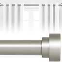 Silver Curtain Rods for Windows 48 to 84 Inch(4-7ft),1 Inch Diameter Heavy Duty Curtain Rods,Adjustable Curtain Rod,Modern Decorative Drapery Rods,Telescoping Window Curtains Rod 36-88",Antique Silver