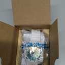 Women's Sport Waterproof Nurse Minimalist Simple Analog Watch - Casual Ladies Watch in Rose Gold Pink ( White Blue)