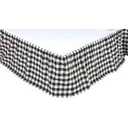 Plaid Bed Skirt. King size.