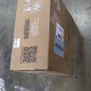 OneBlis LED Nightstands, 17 Inches Night Stand, Modern Bedside Table with LED Lights, High Gloss Surface, End Table with Storage for Bedroom, Black