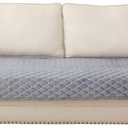 Eismodra Couch Cover,Sectional Couch Covers,Sofa Covers for 3 Cushion Couch,Anti-Slip Sofa Slipcovers for Dogs Cats Kids Loveseat Recliner L Shaped Armrest Backrest,Light Gray 36''x82''(Only 1 Piece)