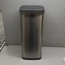 EKO EcoSmart Tall and Large Kitchen Trash Can, 80L/21.1G High Capacity, Touchless Soft Square Motion Sensor Garbage Can, Brushed Stainless Steel