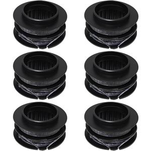 6PC Replacement Spool Spooled Trimmer Line For Greenworks 40V 15" Straight Shaft String Trimmer 2111802, 80V 16" Cordless String Trimmer 2100102,2102602,ST80L210,ST80L00,GST80321,ST80L2510,STBA80L210