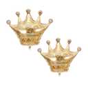 40 Inch Large Crown Foil Balloon Mylar Balloons for Birthday,Wedding,Christmas Party Decoration (2pcs,Gold)