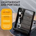 Precision Screwdriver Set 32 Pieces Small Magnetic Screwdriver Bits Electronic Repair Kit with Tweezers, Suitable for Repairing Mobile Phones, Laptops, Cameras