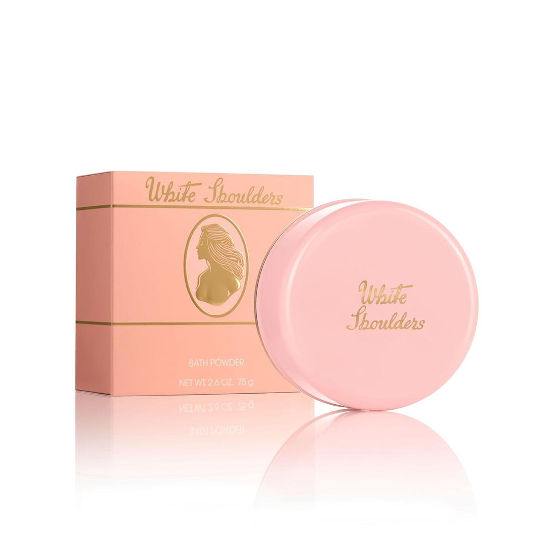 Evyan Perfume Bath Powder for Women, White Shoulders, 2.6 oz (2.6 Ounce (Pack of 1))
