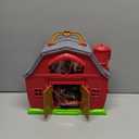 BOLZRA Farm Animals Big Red Barn Toy for 1 2 3 4 5 Years Old Toddlers, Kids Farm Figures Fence Playset with Tractor, Preschool Montessori Learning Toys, Christmas Birthday Easter Gift for Boys Girls