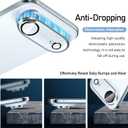 2 x ivoler 4-Pack Camera Lens Protector for iPhone Air 6.5'' Screen Protector Tempered Glass[Case Friendly][New Rersion],for iPhone 17 Air Scratch-Resistant,Clear+Black Circle (Transparent)