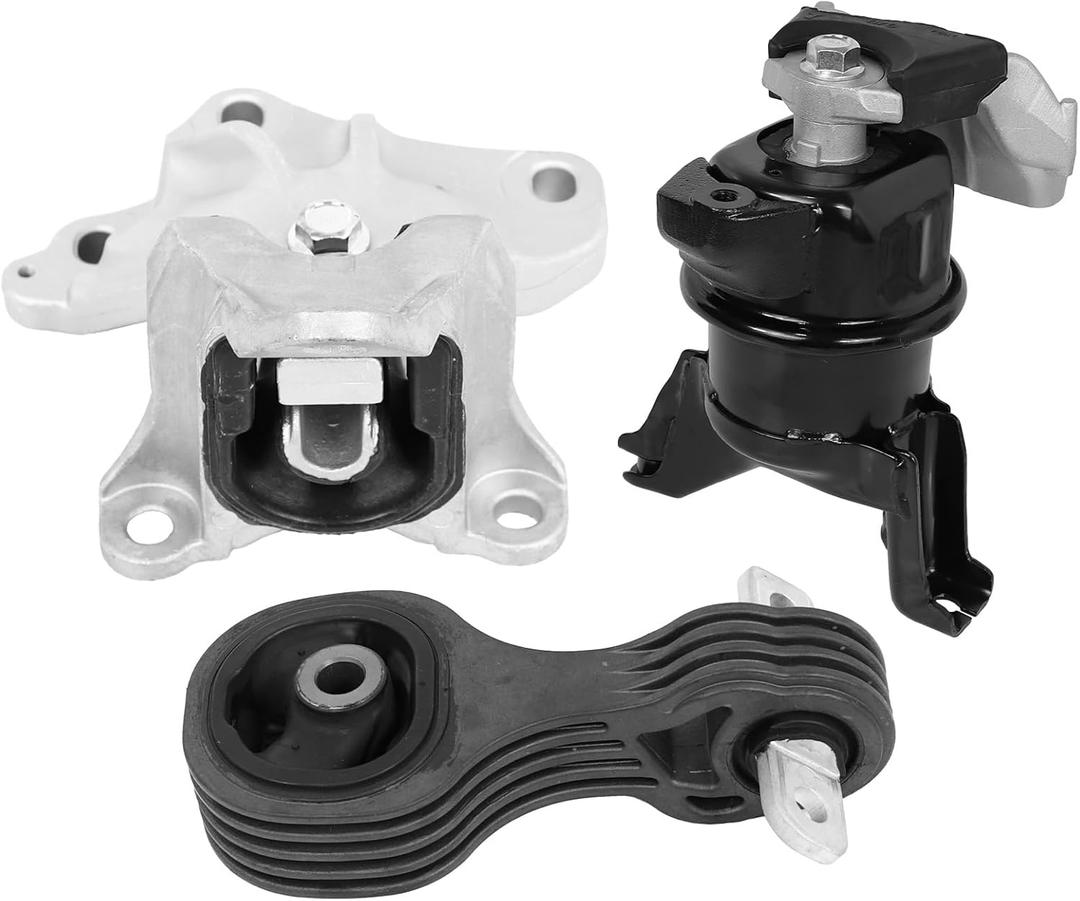 3Pcs Engine Motor Mount & Trans Mount Compatible with 2012-2015 for Honda Civic 1.8L Coupe/Sedan Replacement for A65048 A65021 A65087 50890TR0A81 50850TR6A81 50820TR0A81