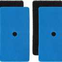 BOXOB 2 Sets Replacement Pond Filter Pads, Coarse and Fine Pond Sponge Pads Compatible with 52231 and 52229 Filter Box Media Material for Outdoor Ponds Aquarium & Fountain Accessories