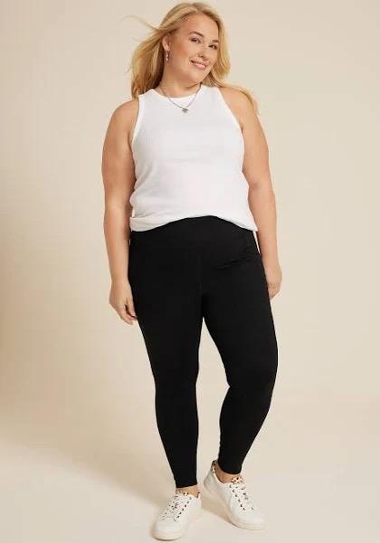 Plus Size Leggings with Pockets for Women, Size 3XL