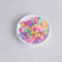 500+ Pieces 9x12mm Big Large Alphabet Letter Beads A-Z Mixed Plastic Shape Loose Beads for Jewelry Making Bracelets Necklaces Key Chains (Macaron)