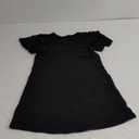 Haloumoning Girls Ruffle Sleeve Dresses Kids Summer Crewneck A Line Casual Dress 5-14 Years (7-8 Years)
