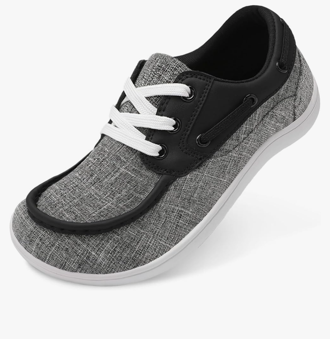 BARERUN Womens Walking Shoes Barefoot Minimalist Trail Running Shoes Wide Toe Zero Drop Tennis Sneakers for Jogging Hiking Athletic Lightweight Cross Training Shoes for Gym Office Driving 39