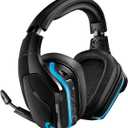 Logitech G935 Wireless DTS:X 7.1 Surround Sound LIGHTSYNC RGB PC Gaming Headset - Black/Blue