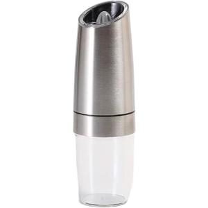 Automatic Pepper Grinder with Adjustable Coarseness | Ceramic Grinder | Materials | Large Capacity | Battery Powered | Easy Refill | One-Handed Operation | Non-Corrosive Acrylic Design