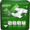 FitRight Extended Wear Overnight Adult Briefs with Tabs, Maximum Absorbency Adult Diapers, Large (60 Count)