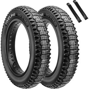 Hycline Ebike Replacement Fat Tire: 20x4.0/26x4.0 Inch Heavy Duty Folding Electric Fat Tires, All-Terrain High-Density Bicycle Tires for Street or Trail Riding