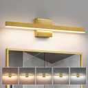 KAISITE Modern Bathroom Vanity Light Gold Light Fixture Over Mirror 24 inch Vanity Lighting Fixture Dimmable 5CCT LED Bar Vanity Light for Bathroom Restroom