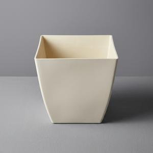 HC 10IN Square Planter Off-White