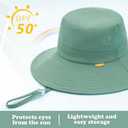 Baby Sun Hat Toddler UPF 50+ Kid Bucket Hats for Girl Summer Cap Boy Sun Protection Caps Wide Brim