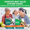 Air Fryer & Keto Cookbook Magnets - Set of 2 (7x6) - Air Fryer Accessories & Keto Meal Plan Cookbook - Airfryer Kitchen Appliances - Keto Foods & Keto Diet Book for Beginners - Kitchen Gadgets 2026, Large