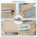 9 Pcs Outdoor Patio Cushions Covers Replacement Waterproof with Zipper for 5 Pcs Patio Furniture Set, Covers Only