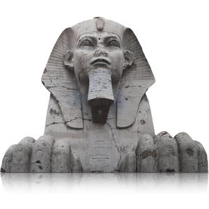 Novabright 5 Feet Great Sphinx Cardboard Cutout Stand-up Life Size Travel the World Theme Party Decoration Backdrop Photo Props Ancient Egyptian Stand up for Ancient Greek Theme Party Supply