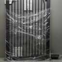 40.55" Extra Tall Baby Gate for Stairs-29.6"-40.5" Wide 1.37" Ultra Narrow Spacing Extra Wide Pet Cat Gate Dog Gate-Auto-Close Pressure Mounted Dog Door for Pets and Kids,Black(29.6"-40.5")