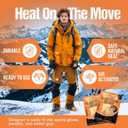 Natural Large Hand & Body Warmers 40 Count - Air Activated 18 Hours of Consistent Natural Heat Handwarmers Bulk - Disposable Quick & Easy Activation | Portable Odor-Free Warmth for Hands 40 Pack